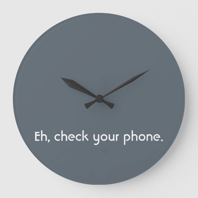 Uhr "Analog Struggles" (Vorderseite)