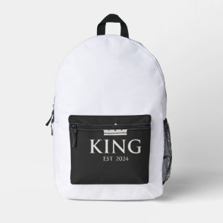 Uhr  bedruckter rucksack