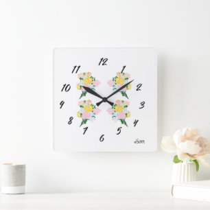 Uhr  : Blumensträuße