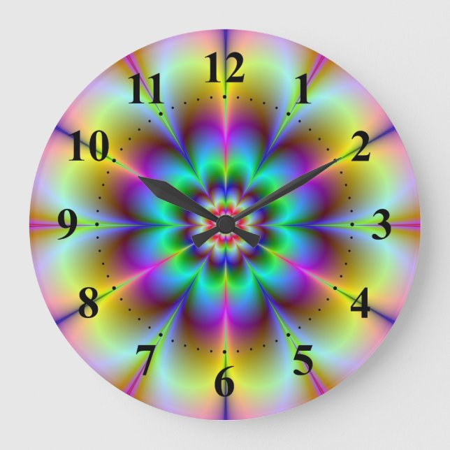 Uhr der elektrischen Blume (Vorderseite)