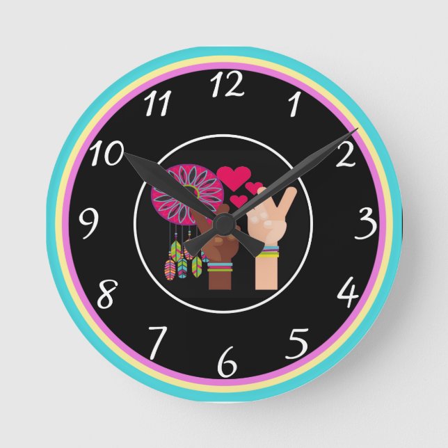 Uhr der Friedensmauer (Vorderseite)