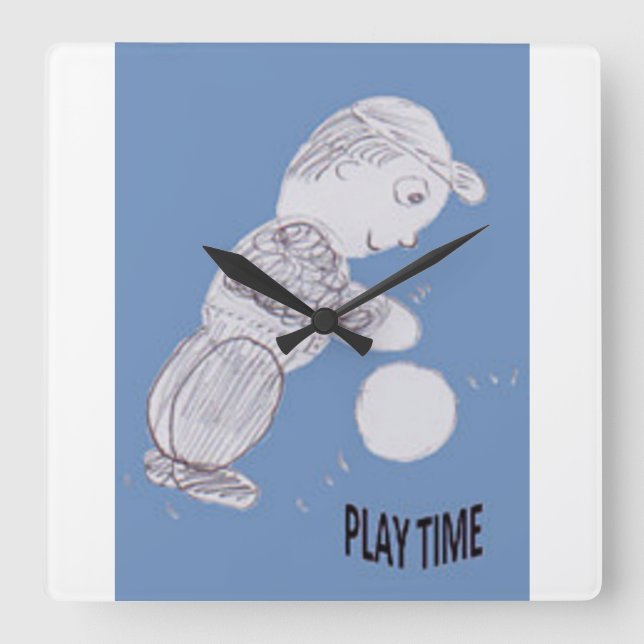 Uhr der Wall-Uhr des Playtime Square (Vorderseite)