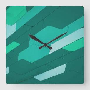 Uhr der Wall-Wand am Cyberwall