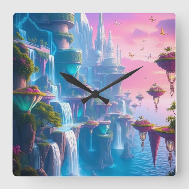 Uhr des Futuristischen Planeten (Vorderseite)