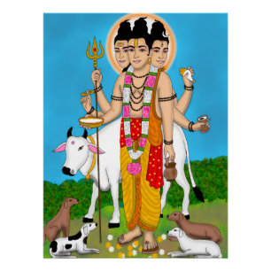 Uhr des Herrn Dattatreya Poster