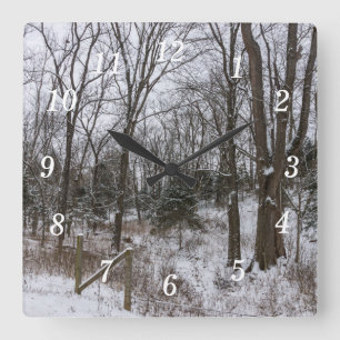 Uhr des Woody-Schneetages