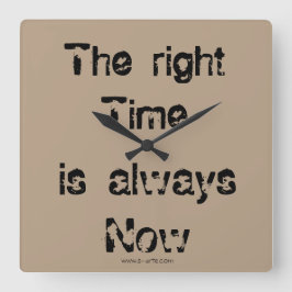 Uhr "Die richtige Zeit"