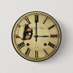 Uhr, die ringsum Knöpfe aufpasst Button