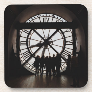 Uhr-Foto-Untersetzer Paris Musee d'Orsay Getränkeuntersetzer