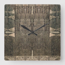 Uhr für afrikanische Kunst