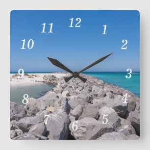 Uhr für die Mitte der Mole von Shell Island