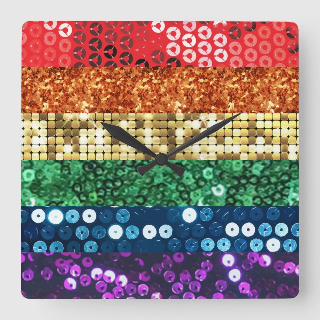 Uhr für die sequenzierte Flagge (Vorderseite)