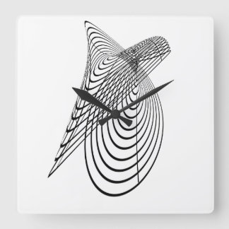 Uhr geometrischer Kunst