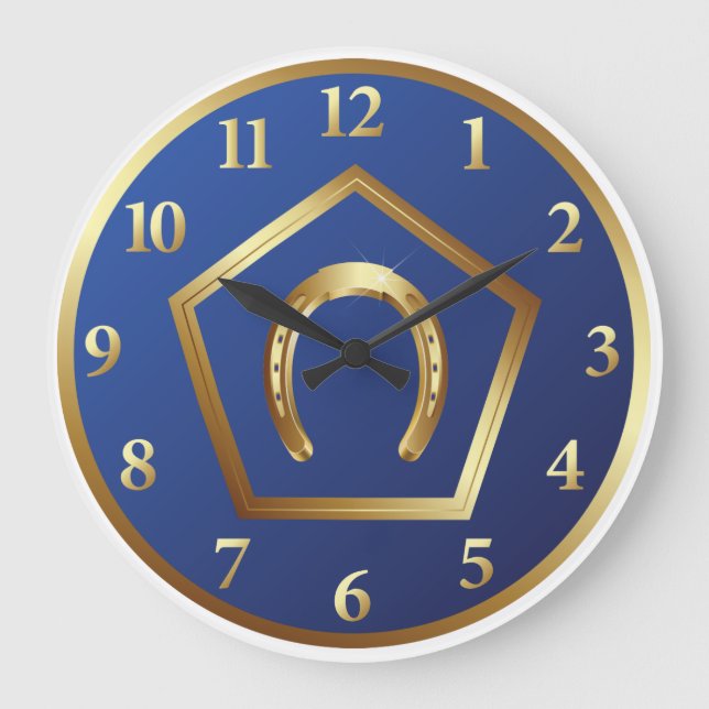 Uhr: Germanna Grundlage Große Wanduhr (Vorderseite)