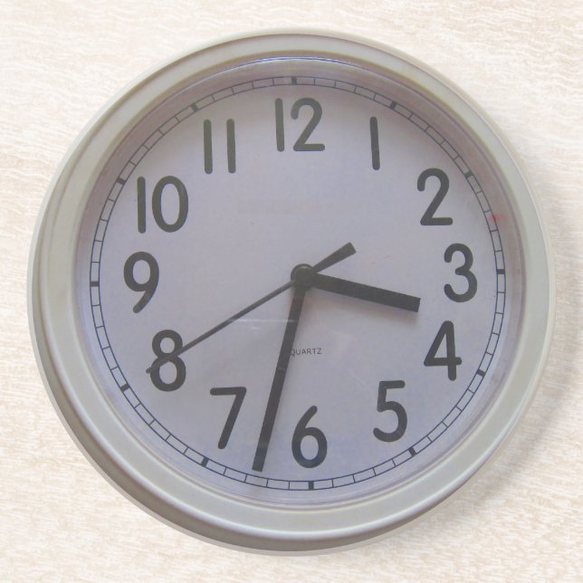 Uhr Getränkeuntersetzer (Vorne)