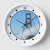 Uhr - Golden Gate Bridge in Nebel