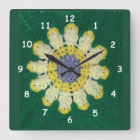 Uhr - Häkelmuster - Daisy