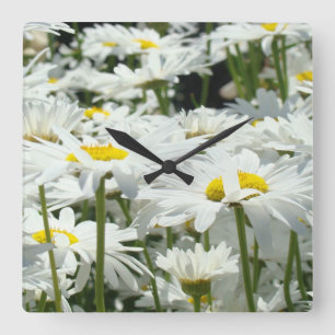 Uhr Heim Dekor Designer Floral Gänseblümchen Blume