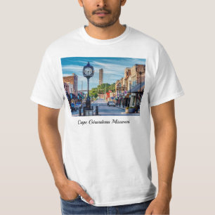 Uhr im Stadtzentrum T - Shirt Cape Girardeau