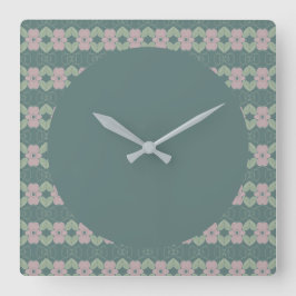 Uhr in Aquamariner und verblassener Rose