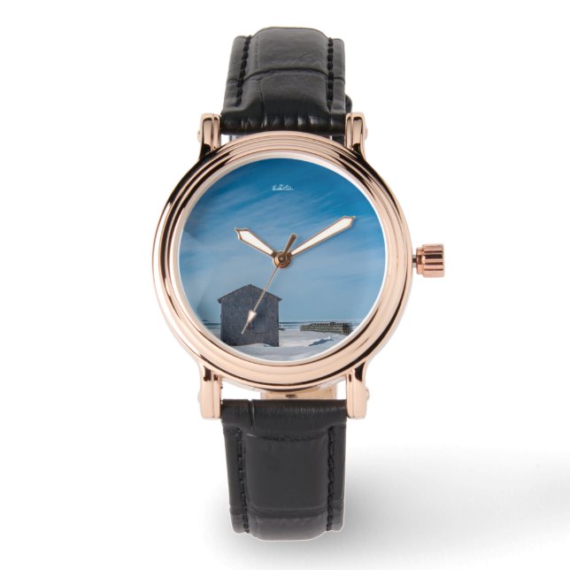 Uhr, kleine Hütte Armbanduhr (Vorderseite)