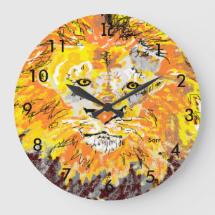 Uhr/LED Große Wanduhr
