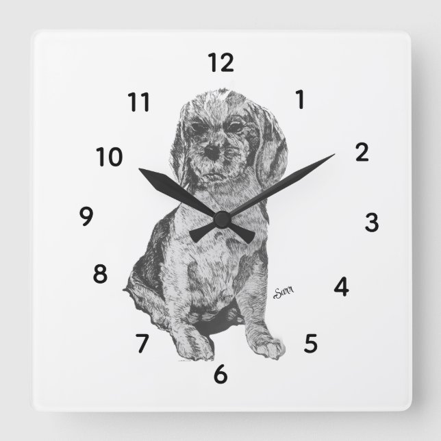 Uhr : Liebe eines Hundes (Vorderseite)