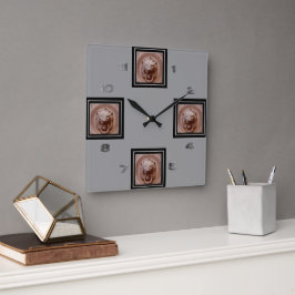 Uhr - Löwe-Haupttür-Klopfer