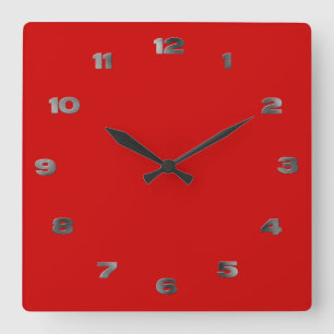 Uhr - Metallarabische Nummern