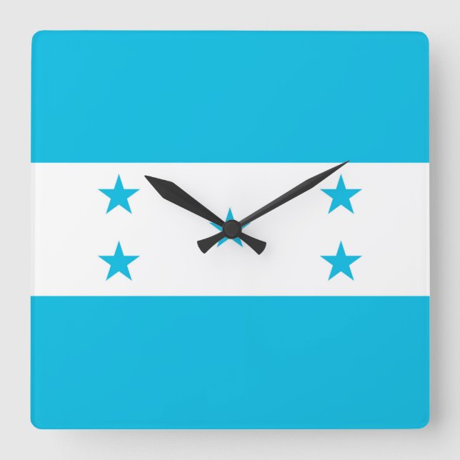Uhr mit Flagge von Honduras (Vorderseite)