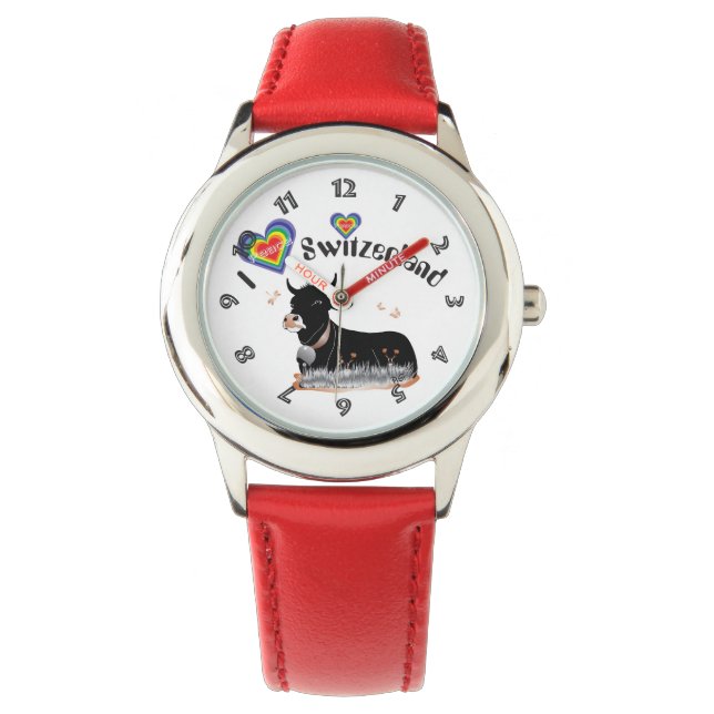 Uhr mit Schweizer-Entwurf Schweiz Suisse die Schwe (Vorderseite)