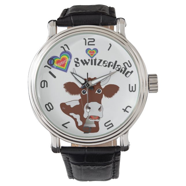Uhr mit Schweizer-Entwurf Schweiz Suisse die Schwe (Vorderseite)