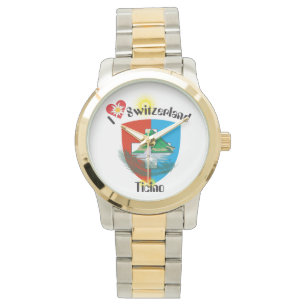 Uhr mit Schweizer-Entwurf Tessin die Schweiz