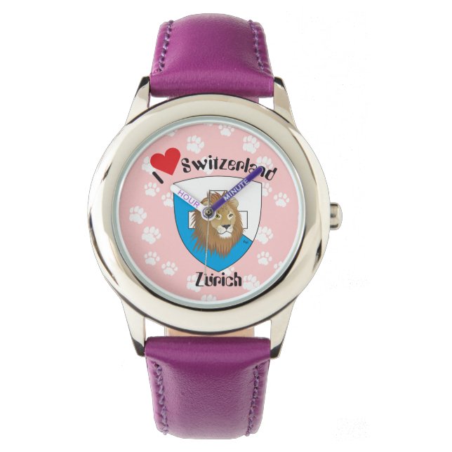 Uhr mit Schweizer-Entwurf Zürich die Schweiz (Vorderseite)
