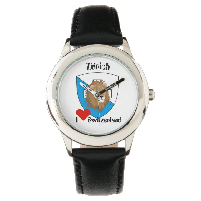 Uhr mit Schweizer-Entwurf Zürich die Schweiz (Vorderseite)