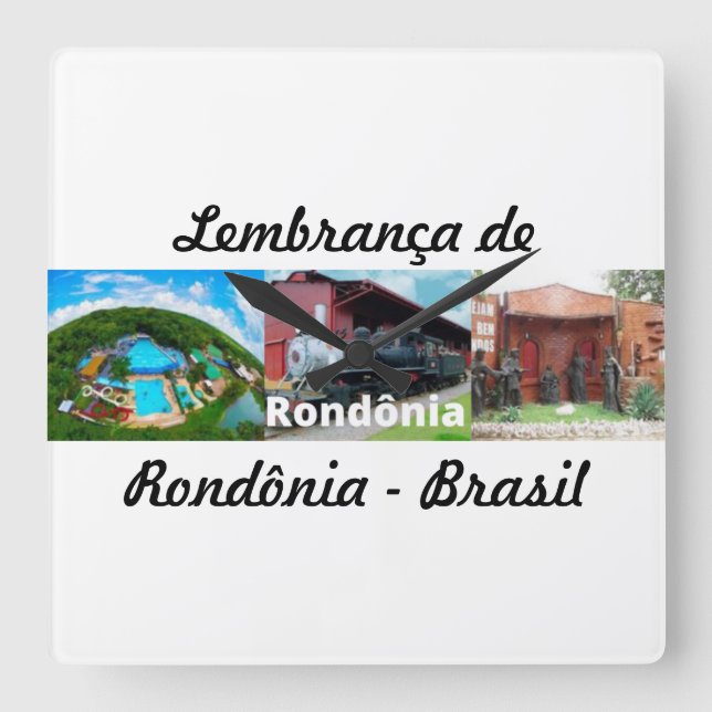 Uhr Mitbringsel aus Rondônia (Vorderseite)