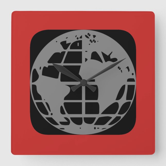 Uhr "Planet Erde" (Vorderseite)