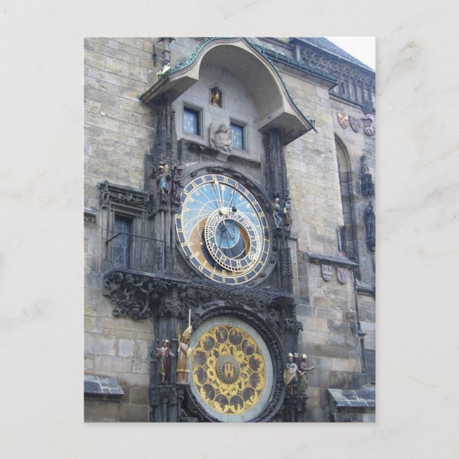 Uhr Postkarte (Vorderseite)