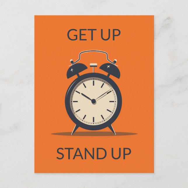 Uhr Postkarte (Vorderseite)