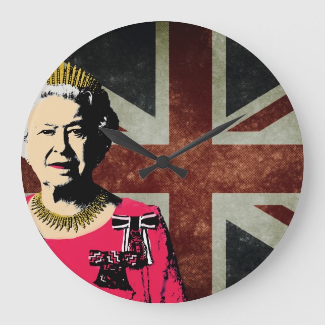 Uhr Queen Elizabeth II (Vorderseite)