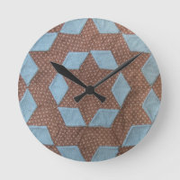 uhr - Quilt - Schlossmuster
