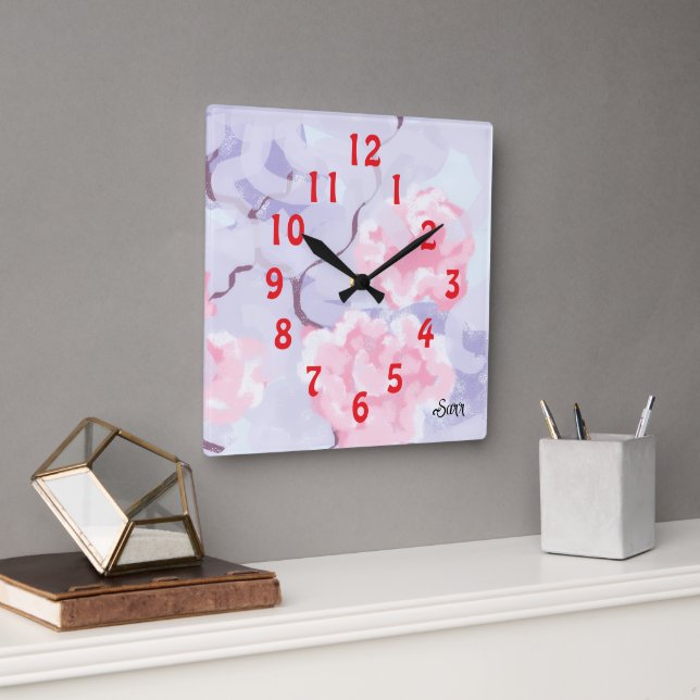 Uhr : Rosenpedale  (Büro)