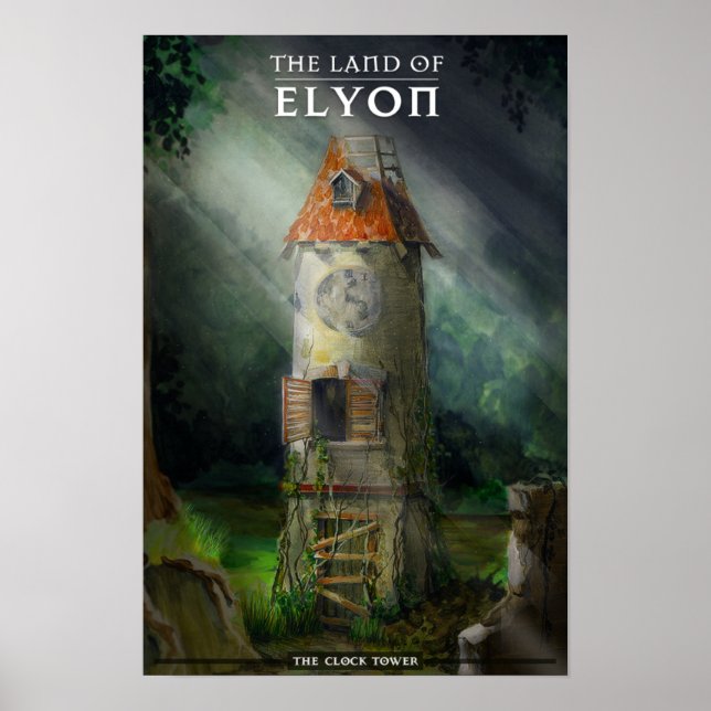 Uhr-Tower-Poster Poster (Vorne)