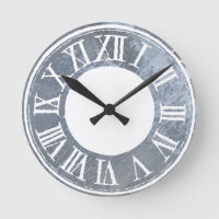UHR Vintage-Look römische Zahlen Beton-Textur