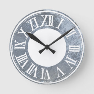 UHR Vintage-Look römische Zahlen Beton-Textur