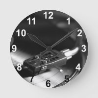 Uhr: Vinyl Record auf einer Turntable. Vintages Th