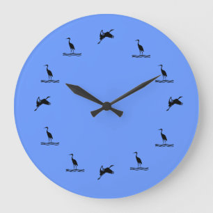 Uhr - Vogelschutz-Grafik