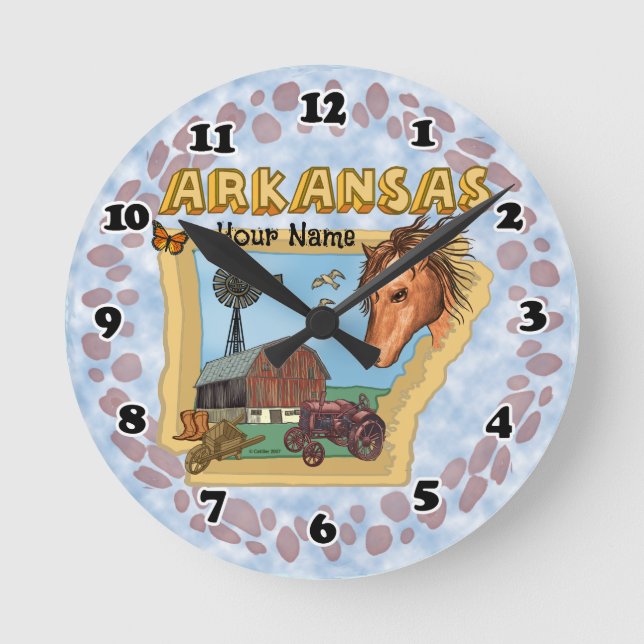 Uhr von Arkansas (Vorderseite)