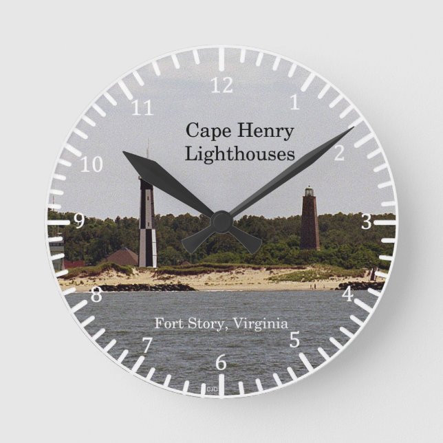 Uhr von Cape Henry Lighthouses (Vorderseite)