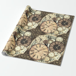 Uhren Geschenkpapier